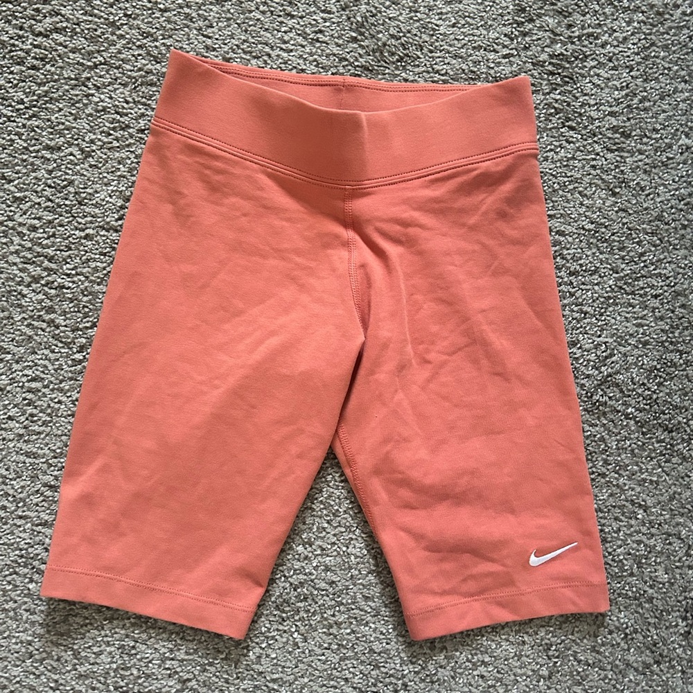Nike Biker Shorts, Coral, Size XS